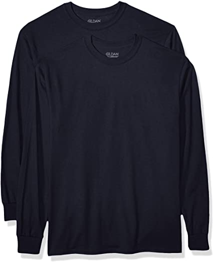 Gildan Men's DryBlend Long Sleeve T-Shirt, Style G8400, 2-Pack