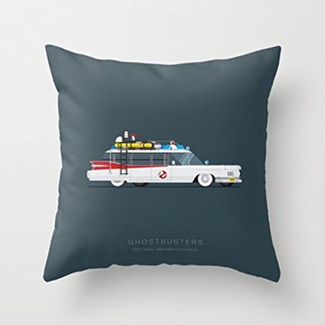 My Honey Pillow Ghostbusters | Famous Cars Throw Pillow By Fred Birchalfor Your Home