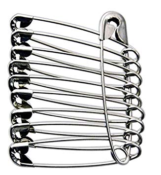 Soophen Extra Large Safety Pins Size 4 (Set of 100) (2-1/5")
