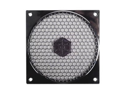 SilverStone 120mm Fan Filter with Grill FF121 Black