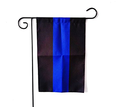 Black Flag with Blue American 12.5 x 18-Inch Garden Flag By ERT Made By Oxford