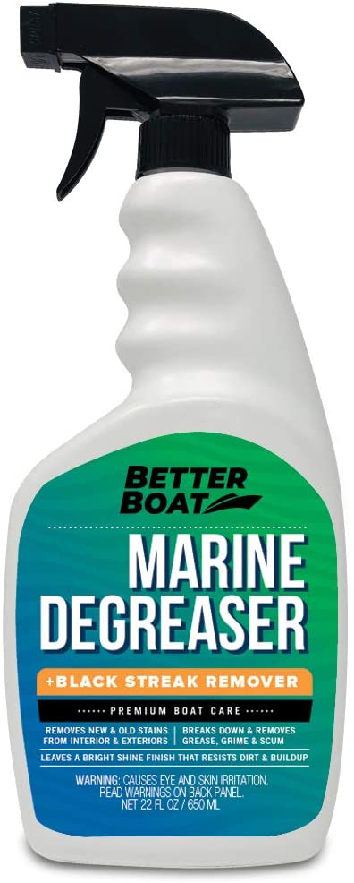 Marine Degreaser Black Streak Remover Fiberglass and Engine Degreaser Cleaner Boat and Automotive