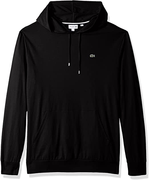 Lacoste Mens Men's Hooded Cotton Jersey Sweatshirt T-Shirt