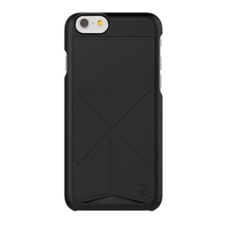 DRACO Design Tigris 6 Polycarbonate Hard Shell Stand Case for iPhone 6/6S - Carrying Case - Retail Packaging - Black
