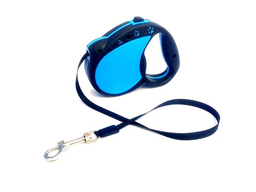 Retractable Dog Leash One Button Break and Lock, 16-Feet for Small Medium Large Dogs up to 110lbs, HongToo
