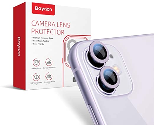 Baytion Camera Lens Protector for Apple iPhone 11 6.1" [9H Hardness] [Scratch Resistance] [High Definition]
