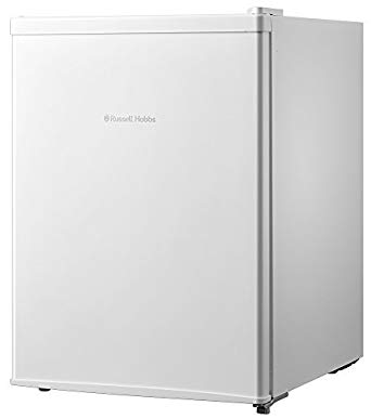 Russell Hobbs RHTTF67W 66 Litre Reversible Doors A  Table Top Mini Fridge, White