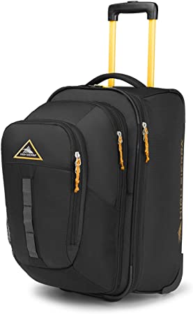 High Sierra Pathway Luggage Carry-On Wheeled Upright with Removable Daypack - High Sierra Backpack and Luggage Set - Upright Wheeled Luggage - 2-piece Luggage Set