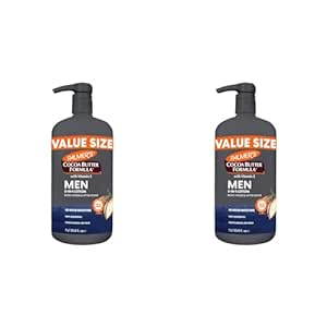 Palmer's Cocoa Butter Formula Men's 3-in-1 Fast Absorbing Face & Body Lotion, 33.8 oz. (Pack of 2)