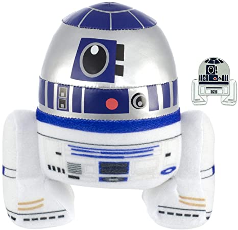 Underground Toys Star Wars R2-D2 Stylized 7 Inch Plush with Enamel Pin