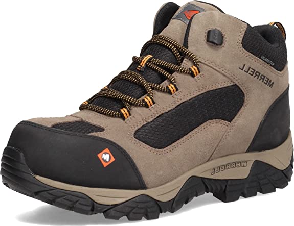 Merrell Men's Moab Onset Mid Waterproof Composite Toe Construction Boot