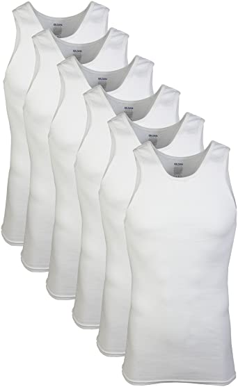 Gildan Mens A-Shirts Tanks Multipack