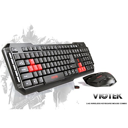 Viotek HAWKPECK 2.4GHZ Wireless Mouse and Keyboard