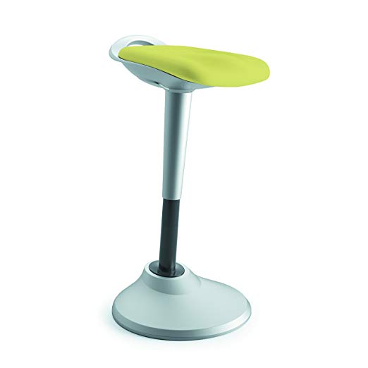 HON Perch Stool, Sit to Stand Backless Stool for Office Desk, Green (HVLPERCH)