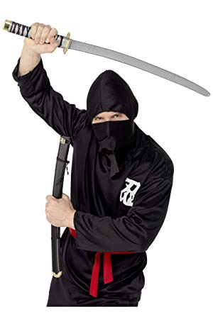 Ninja/Samurai Sword & Scabbard, Fancy Dress Costume Accessory