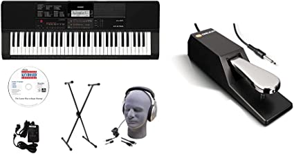 Casio CT-X700 EDP Educational Keyboard Pack & M-Audio SP 2 - Universal Sustain Pedal with Piano Style Action For MIDI Keyboards, Digital Pianos & More