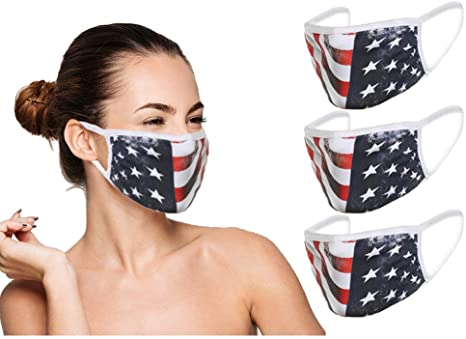 Washable Reusable Anti Dust Face Mouth Cloth for Cycling Camping Travel (IN STOCK 2-5 DAYS DELIVERY) - 3 Pack