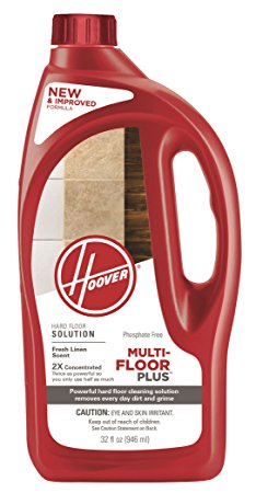 Hoover Multi-Floor Plus Hard Floor Cleaner Formula Detergent Solution, 32 oz, AH30425NF
