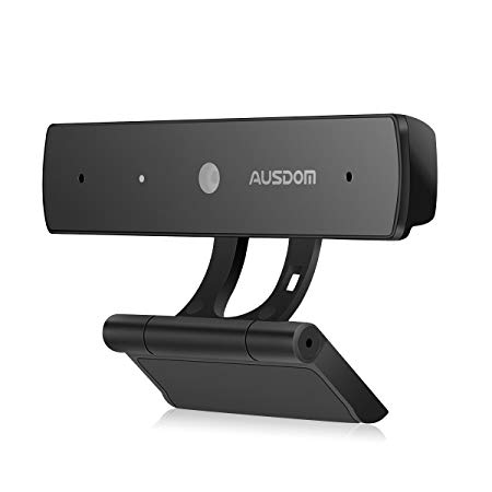 Full HD Webcam 1080P,Ausdom Widescreen Web Camera Built-in Mic for Video Calling and Recording,USB Plug and Play Web Cam for PC Computer Laptop/Desktop,Skype Webcams Compatible with Windows 7/8/10 Mac