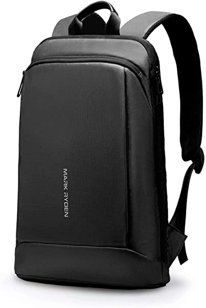 Business Backpack,Mark Ryden 15.6 Inch Super Slim Business Laptop Backpack for Men Anti Theft Backpack Waterproof College Backpack (Black)