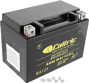 Caltric Agm Battery Compatible with Suzuki Ltz250 Lt-Z250 Quadsport Z250 Z-250 2004-2009