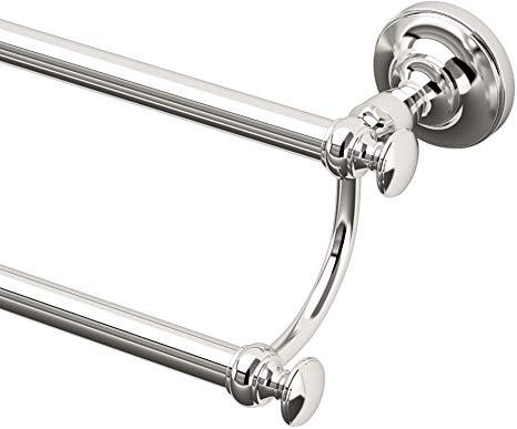 Gatco 4124 Tavern 24" Double Towel Bar, Polished Nickel