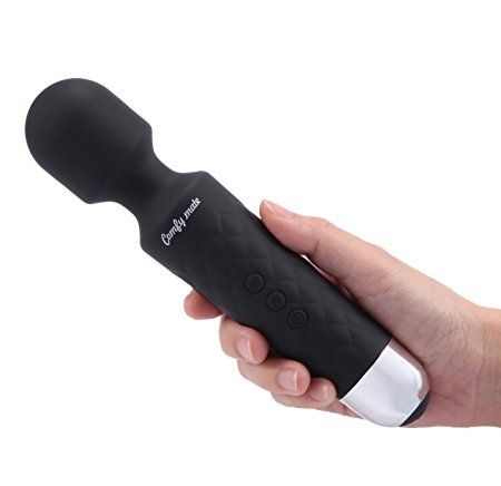 UPGRADED Powerful Wand Viberate Massager Best For Women, Woman, Female Toy & Couples Adult Items Toys- Discreetly Packaged(Black)CM-01B-1109