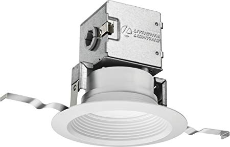 Lithonia Lighting 4JBK RD 30K 90CRI MW M6 Round Canless Kit 4" Baffle, 4-inch, Matte White