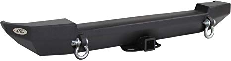 Smittybilt 76653 XRC Textured Black Rear Bumper for Jeep Wrangler/Wrangler Unlimited