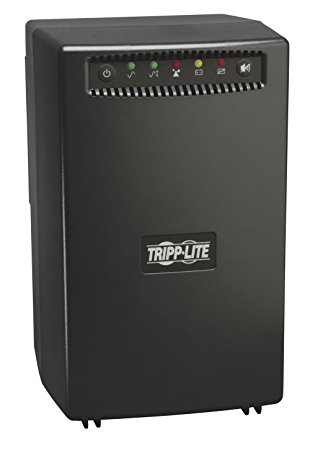 Tripp Lite 1500VA Smart UPS Battery Backup, 940W Line-Interactive AVR, Tower, USB, TEL, DSL, Ethernet (OMNIVS1500)