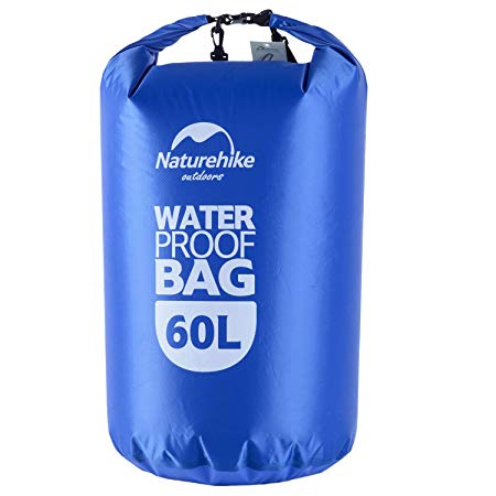 Naturehike Waterproof Dry Bag 60L, Roll Top Sack Keeps Gear Dry for Kayaking, Rafting, Boating, Swimming, Camping, Hiking, Beach, Fishing