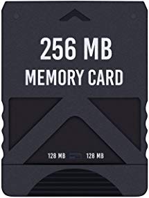 HDE Memory Card for PS2 256MB High Speed Storage For Sony Playstation 2 Consoles Game Saves and Information