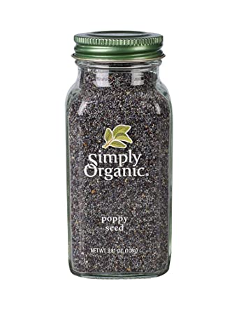 Simply Organic, Poppy Seed, 3.81 oz (108 g) (1 X 3.81 oz.)