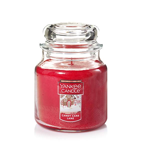 Yankee Candle Candy Cane Lane Jar Candle - Medium