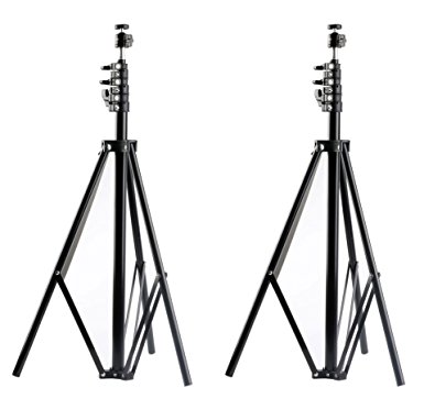 MDW New Version 2 Packs 102 inches/260centimeters Adjustable Light Stands with 1/4 Tripod Mini Ball Head for HTC ViVE Base Station, Photo and Video