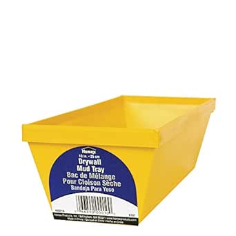 Homax Drywall Mud Tray, Yellow, 10"