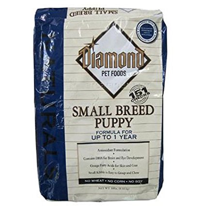 Diamond Naturals Dry Food for Puppy, Small Breed Chicken Formula, 18 Pound Bag