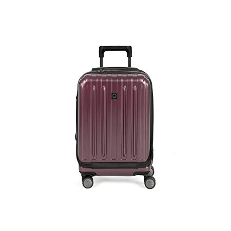 Delsey Helium Titanium 19" International Carry-On Expandable Spinner Luggage, Purple