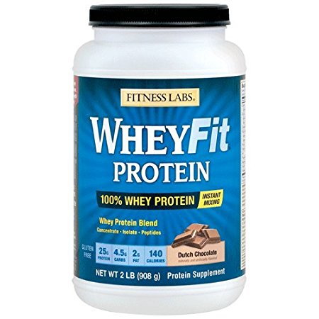 Fitness Labs WheyFit Protein (2 Pounds, Dutch Chocolate)