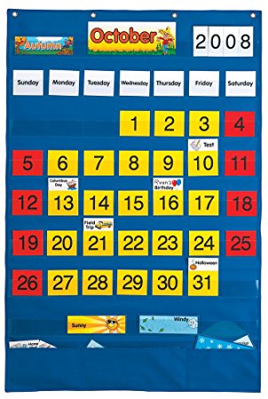 Calendar Pocket Chart - English/Spanish