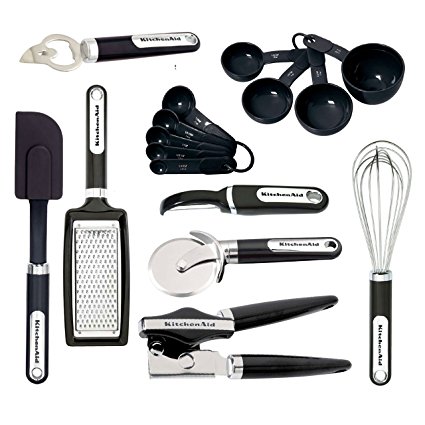 KitchenAid 16-Piece Essential Gadget Set, Black