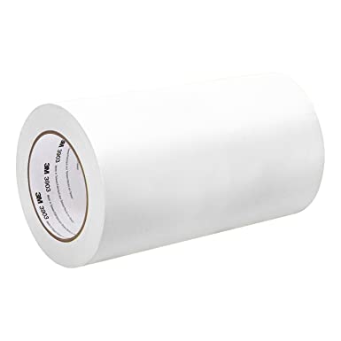 3M - 6-50-3903-WHITE 3903 Vinyl Duct Tape - 6 in. x 150 ft. White Rubber Adhesive Tape Roll with Abrasion, Chemical Resistance. Sealing Tapes