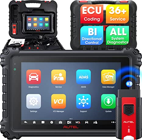 Autel Scanner MaxiSys MS906 Pro: 2022 New Version Upgrade of MS906BT/MK906BT/MS906S Autel Diagnostic Tool with 36  Services, ECU Coding, Bidirectional Control, Full Systems Diagnostic