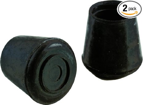 Shepherd Hardware 9226 1-1/2-Inch Rubber Leg Tips, 2-Pack