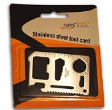 Credit Card Size Multitool Made of Strong Stainless Steel