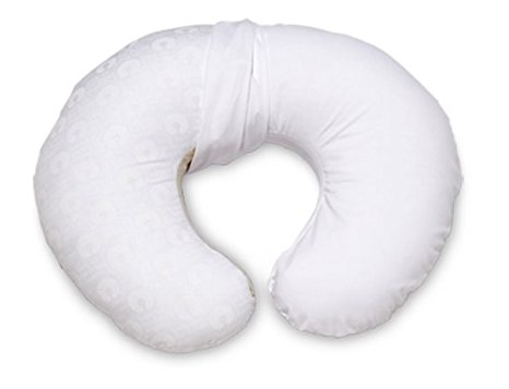 Boppy Bare Naked Protected Pillow, White (Discontinued by Manufacturer)