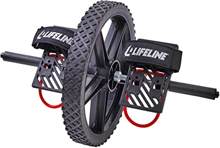 Lifeline Power Wheel for Ultimate Core Training Simultaneously Works up to 20 Muscles in Your Entire Body