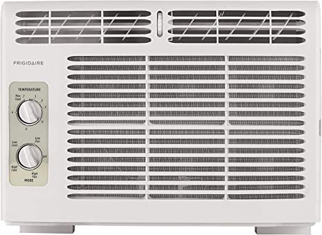 Frigidaire 5,000 BTU 115V Window-Mounted Mini-Compact Air Conditioner with Mechanical Controls, White