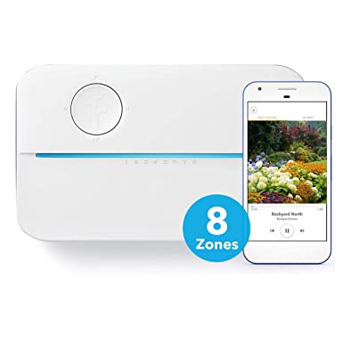 Rachio 8ZULW-C 3rd Generation: Smart, 8 Zone Sprinkler Controller, Works with Alexa