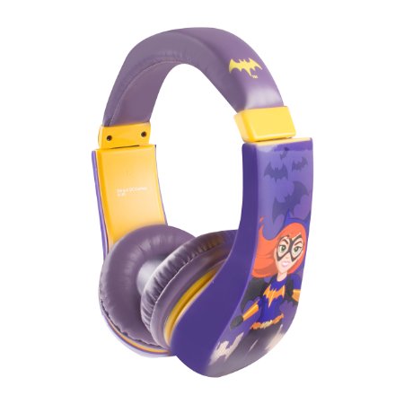 SAKAR Batgirl Large Kids Safe Headphones (30393-BG)